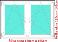 Okna OS+OS SOFT ka 160 a 165cm x vka 130-145cm