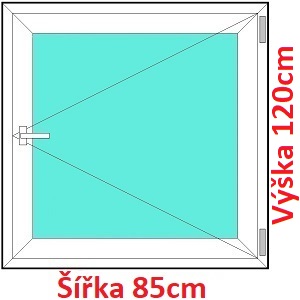 Plastov okna O SOFT ka 85 a 90cm Plastov okno 85x120 cm, otevrav, Soft