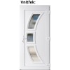 Vchodov plastov dvere Soft 3D 5901 biele 100x210 cm, prav (Obr. 0)