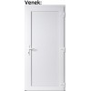 Lacn vchodov dvere plastov Soft WDS Pln biele 88x198 cm, prav, otvranie VON (Obr. 1)
