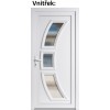 Vchodov plastov dvere Soft 3D 5901 biele 98x198 cm, av, otvranie VON (Obr. 0)