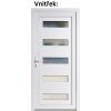 Vchodov plastov dvere Soft 6300 biele 98x198 cm, av, otvranie VON (Obr. 0)