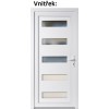 Vchodov plastov dvere Soft 6300 biele 98x198 cm, prav, otvranie VON (Obr. 0)