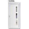 Plastov vchodov dvere Soft Julie biele 98x198 cm, av, otvranie VON (Obr. 0)