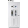 Plastov vchodov dvere Soft Becca biele 98x198 cm, prav, otvranie VON (Obr. 0)