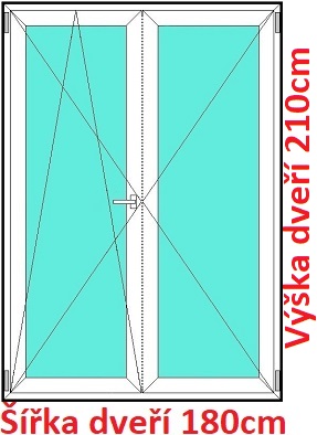 Dvojkrdlov balknov dvere 180x210 cm, otvrav a sklopn, Soft
Kliknutm zobrazte detail obrzku.