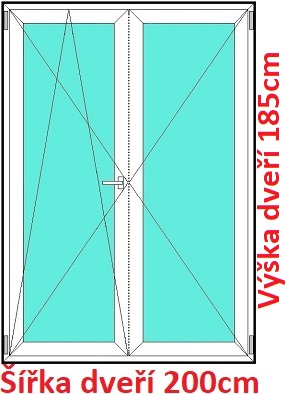 Dvojkrdlov balknov dvere 200x185 cm, otvrav a sklopn, Soft
Kliknutm zobrazte detail obrzku.