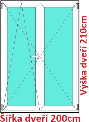 Dvojkrdlov balknov dvere 200x210 cm, otvrav a sklopn, Soft
Kliknutm zobrazte detail obrzku.