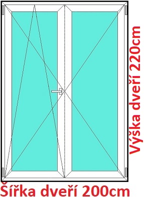 Dvojkrdlov balknov dvere 200x220 cm, otvrav a sklopn, Soft
Kliknutm zobrazte detail obrzku.