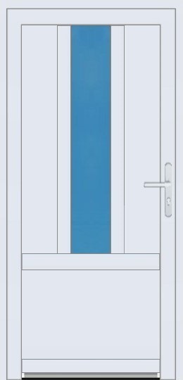 Expresní výroba Plastové vchodové dveře Aluplast Elvis