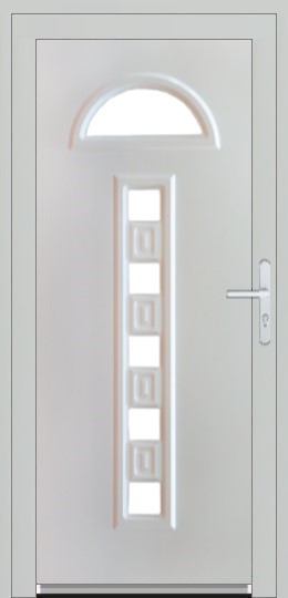 Jednokřídlé dveře Soft 3D Plastové vchodové dveře Soft Meggie