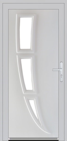 Jednokřídlé dveře Soft 3D Vchodové dveře plastové Soft Clara