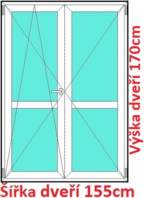 Dvojkrdlov balknov dvere s priekou 155x170 cm, otvrav a sklopn, Soft
Kliknutm zobrazte detail obrzku.