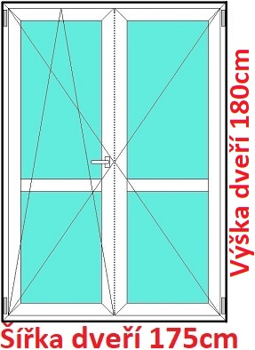 Dvojkrdlov balknov dvere s priekou 175x180 cm, otvrav a sklopn, Soft
Kliknutm zobrazte detail obrzku.