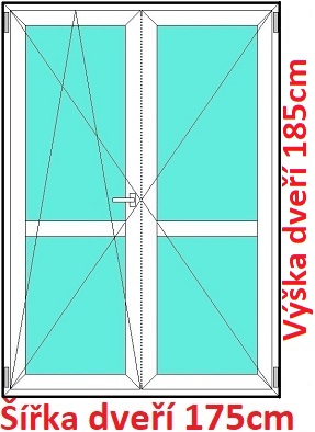 Dvojkrdlov balknov dvere s priekou 175x185 cm, otvrav a sklopn, Soft
Kliknutm zobrazte detail obrzku.