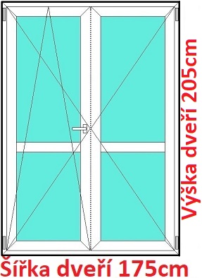 Dvojkrdlov balknov dvere s priekou 175x205 cm, otvrav a sklopn, Soft
Kliknutm zobrazte detail obrzku.