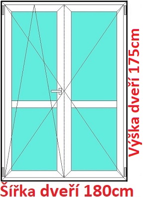Dvojkrdlov balknov dvere s priekou 180x175 cm, otvrav a sklopn, Soft
Kliknutm zobrazte detail obrzku.