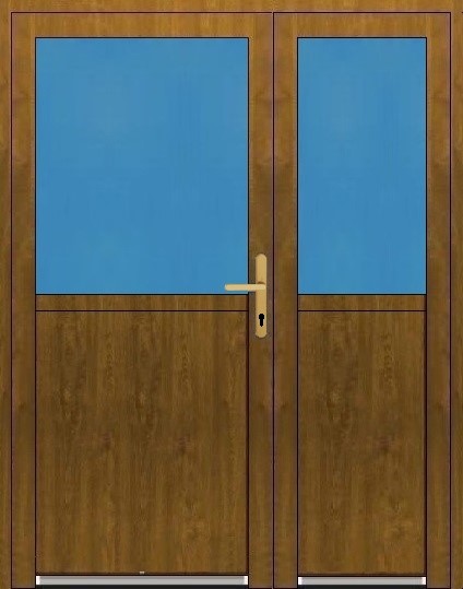 Dvojkrdlov plastov vchodov dvere Soft 1/2 sklo
Kliknutm zobrazte detail obrzku.
