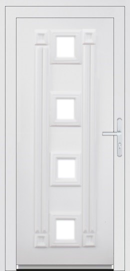 Jednokřídlé Vchodové dveře plastové Soft Stella