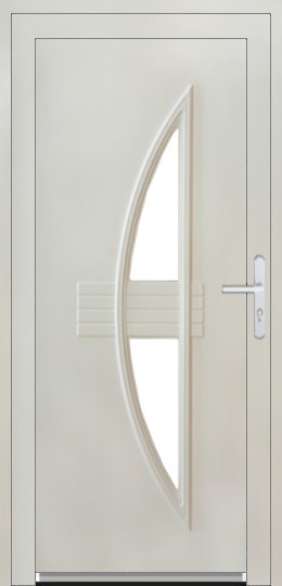 Jednokřídlé dveře Soft 3D Vchodové plastové dveře Soft Melody
