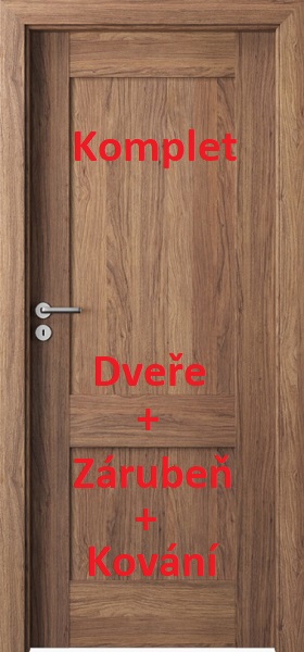 Levné Interiérové dveře VERTE Premium C.0 - komplet dveře+zárubeň + kování