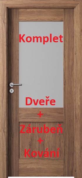 Levné Interiérové dveře VERTE Premium C.1 - komplet dveře+zárubeň + kování