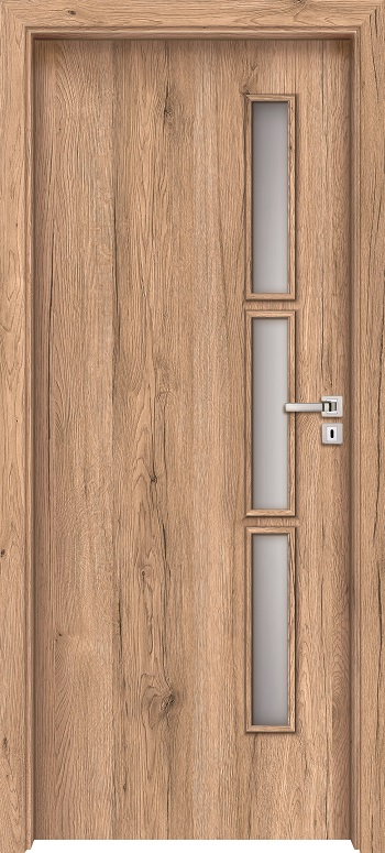Interiérové dveře Levné Interiérové dveře INVADO Caprio 1 - komplet dveře+zárubeň + kování
