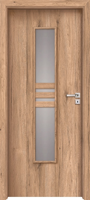 Interiérové dveře Levné Interiérové dveře INVADO Nida 2 - komplet dveře+zárubeň + kování