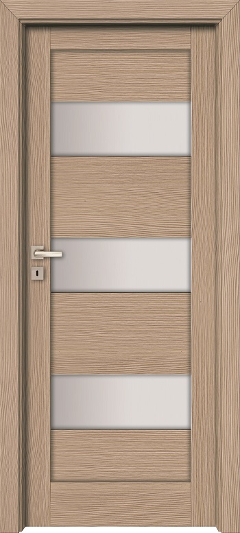 Levné dveře INVADO - AKCE Levné Interiérové dveře INVADO Siena 3 - komplet dveře+zárubeň + kování