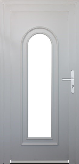 Jednokřídlé dveře Soft 3D Vchodové plastové dveře Soft Onyx