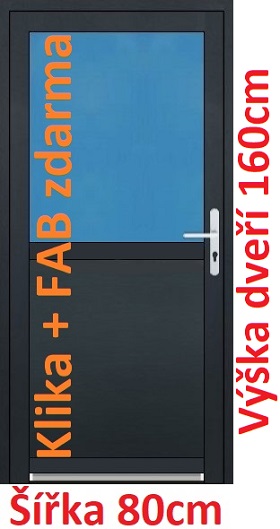 Vchodov plastov dvere Soft 1/2 sklo 80x160 cm - Akce!
Kliknutm zobrazte detail obrzku.