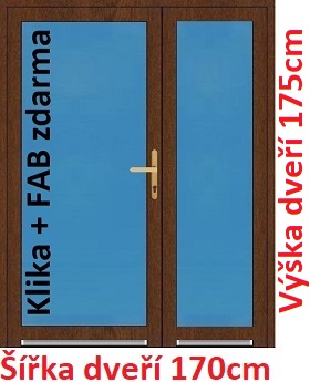 Dvojkrdlov vchodov dvere plastov Soft 3/3 sklo 170x175 cm - Akce!
Kliknutm zobrazte detail obrzku.