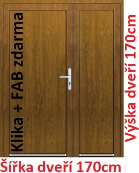 Dvojkrdlov vchodov dvere plastov pln Soft Emily 170x170 cm - Akce!
Kliknutm zobrazte detail obrzku.