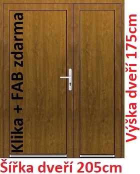 Dvojkrdlov vchodov dvere plastov pln Soft Emily 205x175 cm - Akce!
Kliknutm zobrazte detail obrzku.