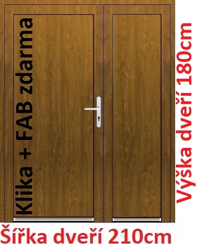 Dvojkrdlov vchodov dvere plastov pln Soft Emily 210x180 cm - Akce!
Kliknutm zobrazte detail obrzku.