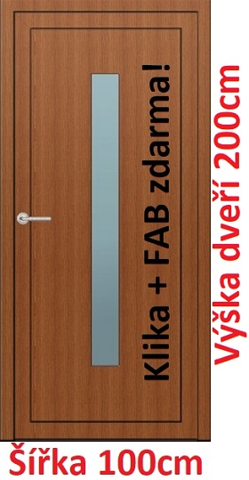 Vchodové plastové dveře Soft Hana 100x200 cm - Akce!