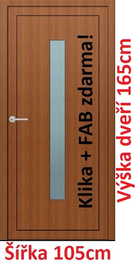 Vchodové plastové dveře Soft Hana 105x165 cm - Akce!