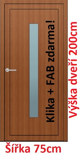 Vchodové plastové dveře Soft Hana 75x200 cm - Akce!