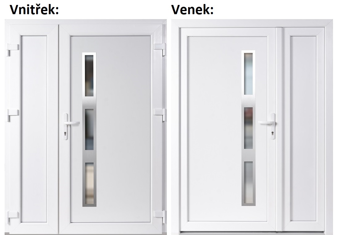 Dvoukdl vchodov dvee plastov Soft Venus Inox+Panel Pln, Bl/bl, 130x200 cm, prav
Kliknutm zobrazte detail obrzku.