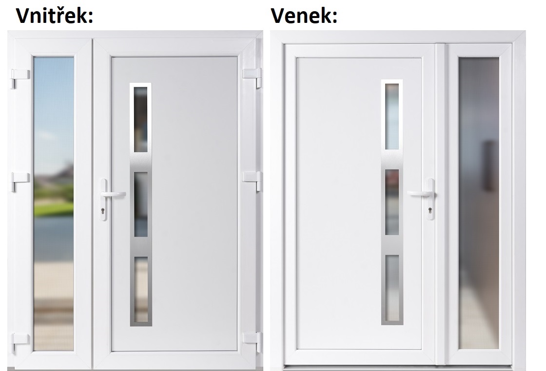 Dvoukdl vchodov dvee plastov Soft Venus Inox+Sklo Nisip, Bl/bl, 150x200 cm, prav
Kliknutm zobrazte detail obrzku.