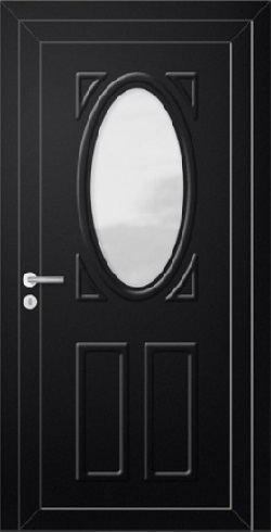 Hliníkové vchodové dveře 3D Hliníkové vchodové dveře SOFT Corina