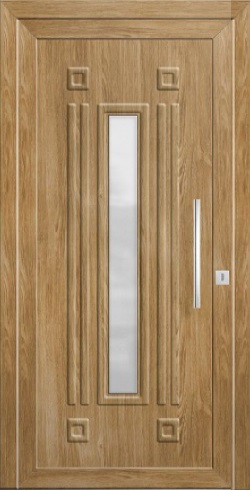 Hliníkové vchodové dveře 3D Hliníkové vchodové dveře SOFT Ioana