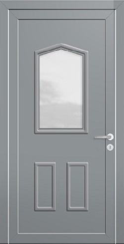 Hliníkové vchodové dveře 3D Hliníkové vchodové dveře SOFT Lea