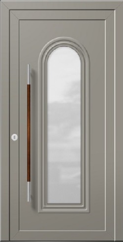 Hliníkové vchodové dveře 3D Hliníkové vchodové dveře SOFT Marina