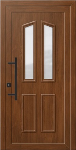Hliníkové vchodové dveře 3D Hliníkové vchodové dveře SOFT Sara