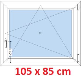 Plastov okno 105x85 cm, otevrav a sklopn, Soft
Kliknutm zobrazte detail obrzku.