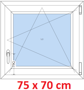 Plastov okno 75x70 cm, otevrav a sklopn, Soft
Kliknutm zobrazte detail obrzku.