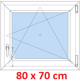 Plastov okno 80x70 cm, otevrav a sklopn, Soft
Kliknutm zobrazte detail obrzku.
