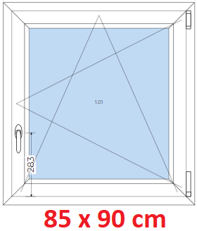 Plastov okno 85x90 cm, otevrav a sklopn, Soft
Kliknutm zobrazte detail obrzku.