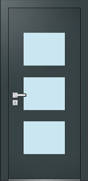 Jednokřídlé dveře Soft Styl Vchodové plastové dveře Soft 102